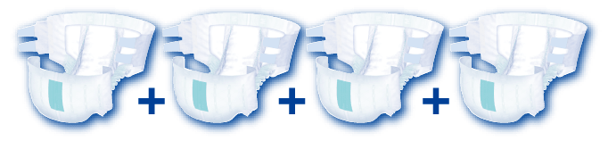 Thay vì dùng tã dán 4 lần 1 ngày